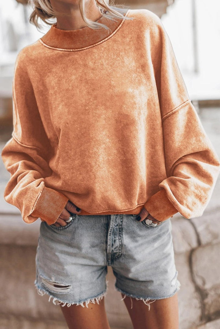 GR | Washed sweater for women
