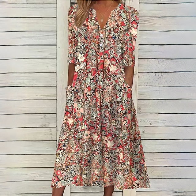 GR | Floral dress for fresh spring