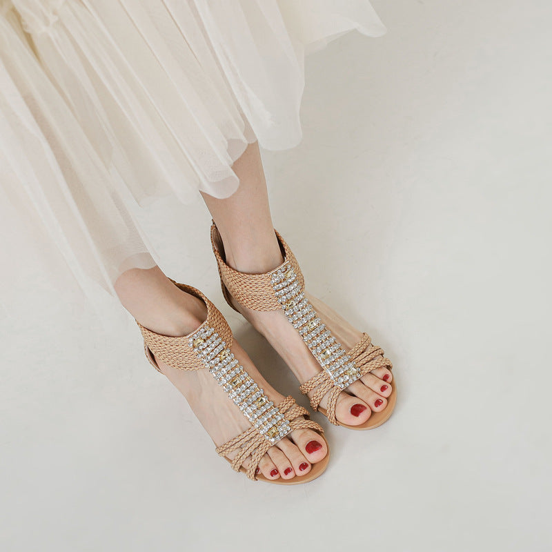 GR | Women's Boho Wedge Sandals