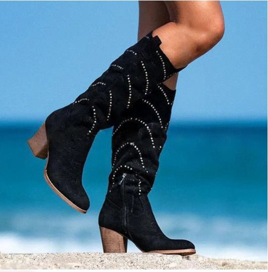 GR | Comfortable suede boots for women 