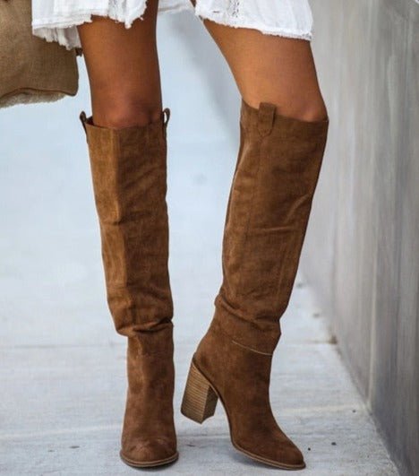 GR | Comfortable suede boots for women 