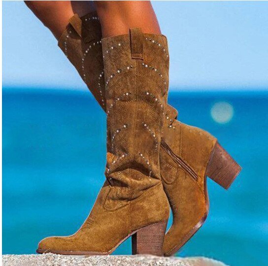 GR | Comfortable suede boots for women 