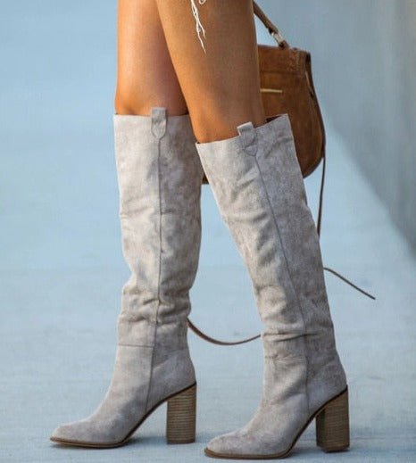GR | Comfortable suede boots for women 