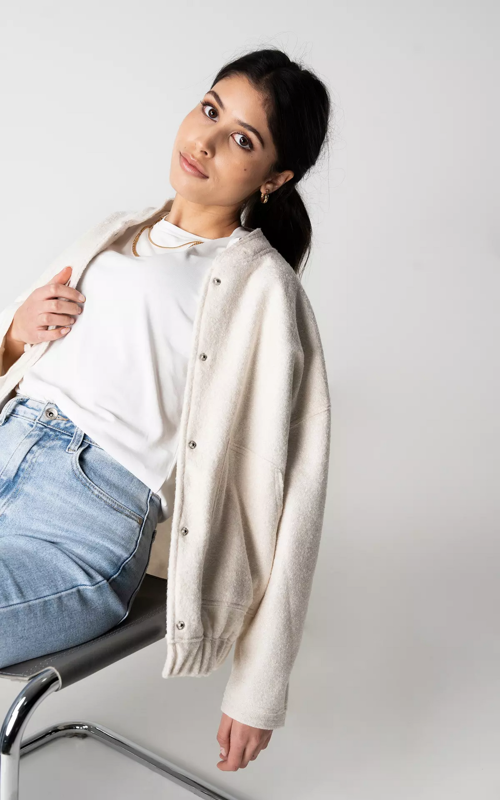 GR | Oversized luxury bomber jacket for women, best-selling autumn jacket 2023