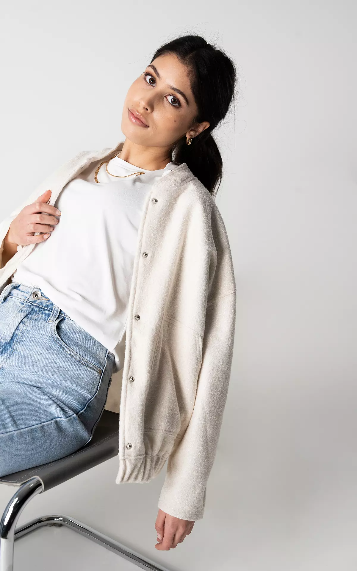 GR | Oversized luxury bomber jacket for women, best-selling autumn jacket 2023