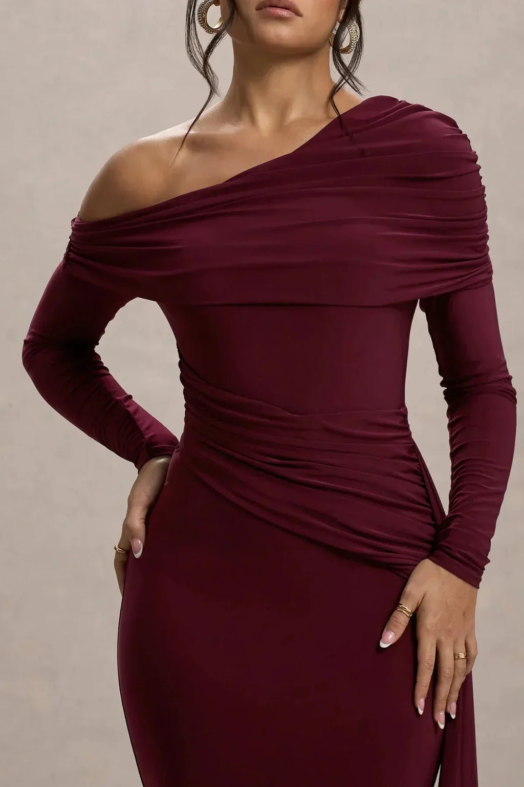 GR | Scale Pleated Maxi Dress
