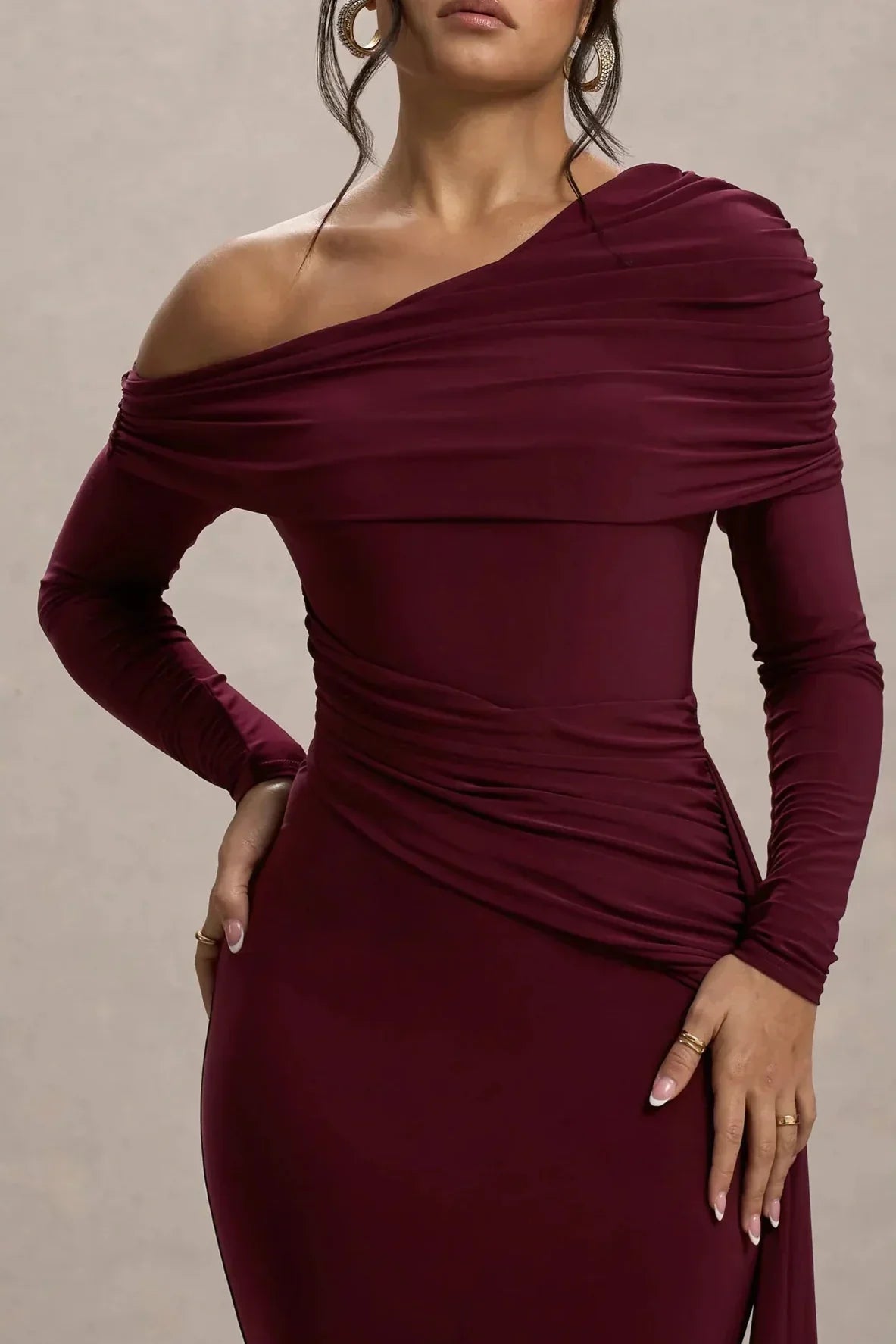 GR | Scale Pleated Maxi Dress