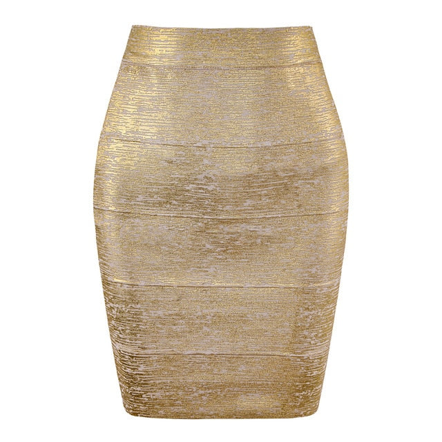GR | Glitter & Gold Bleistiftrock