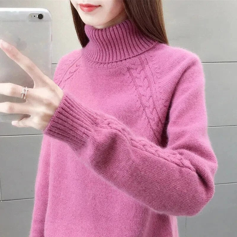 GR – Eleganter Rollkragenpullover für Damen