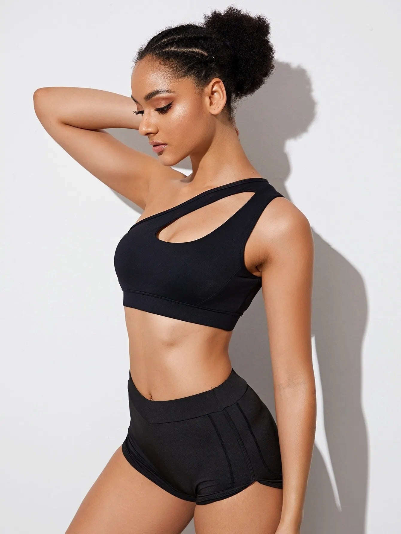 GR | One-Sided Push-Up Shockproof Sports Bra for Women