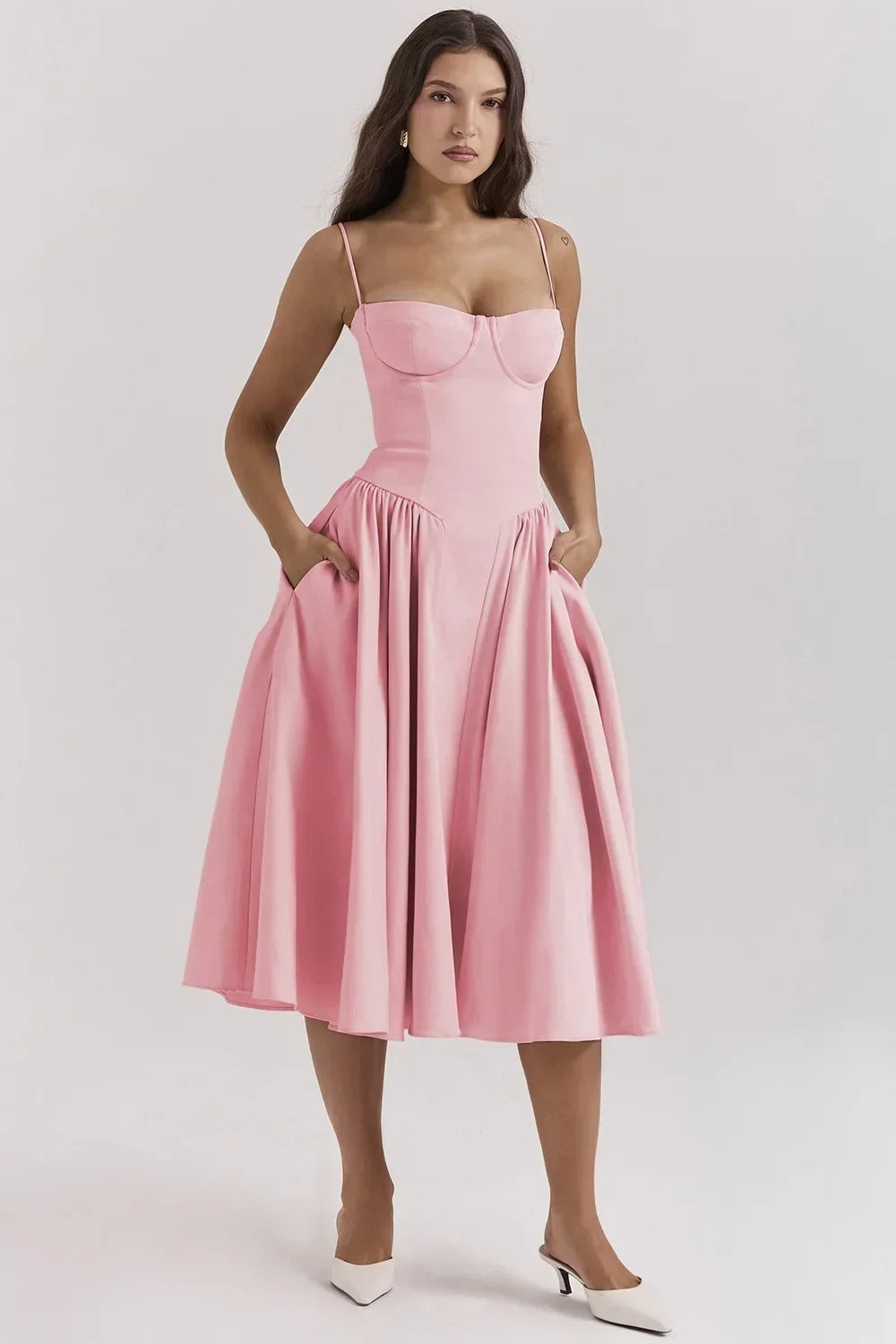 GR | Elegantes ärmelloses Kleid
