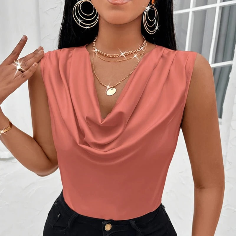 GR | Elegant satin tank tops
