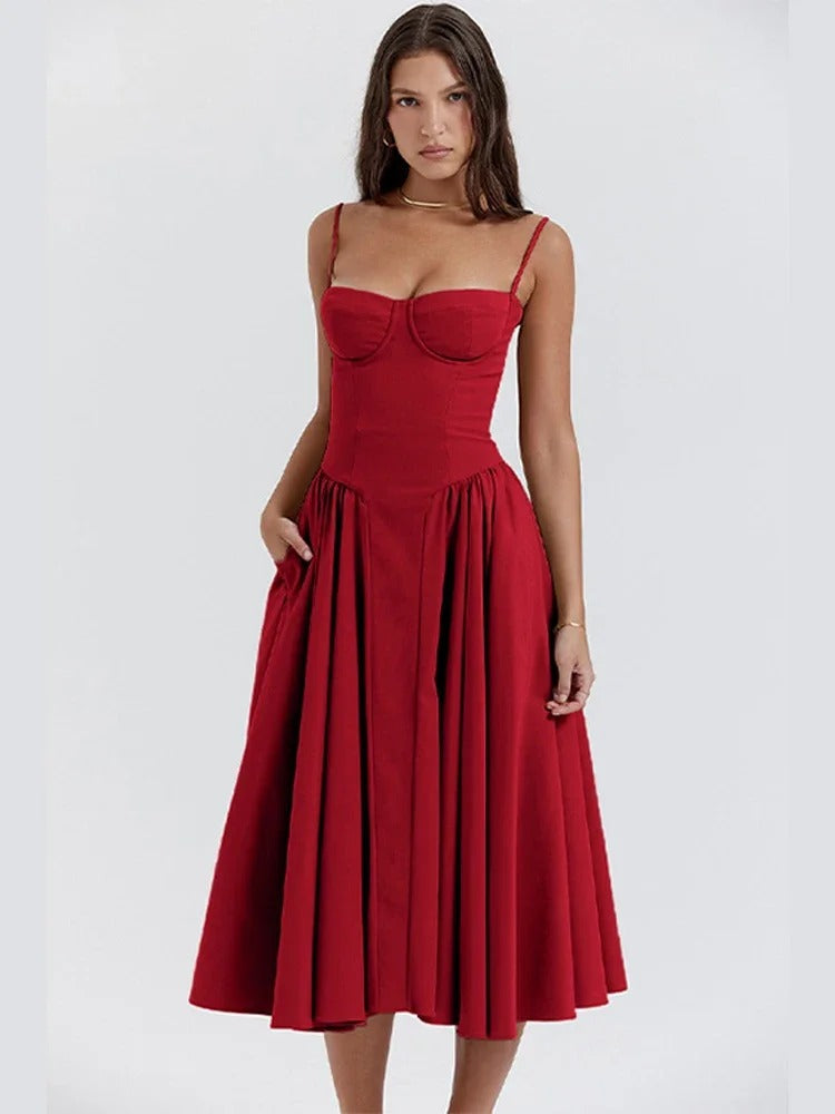 GR | Elegantes ärmelloses Kleid