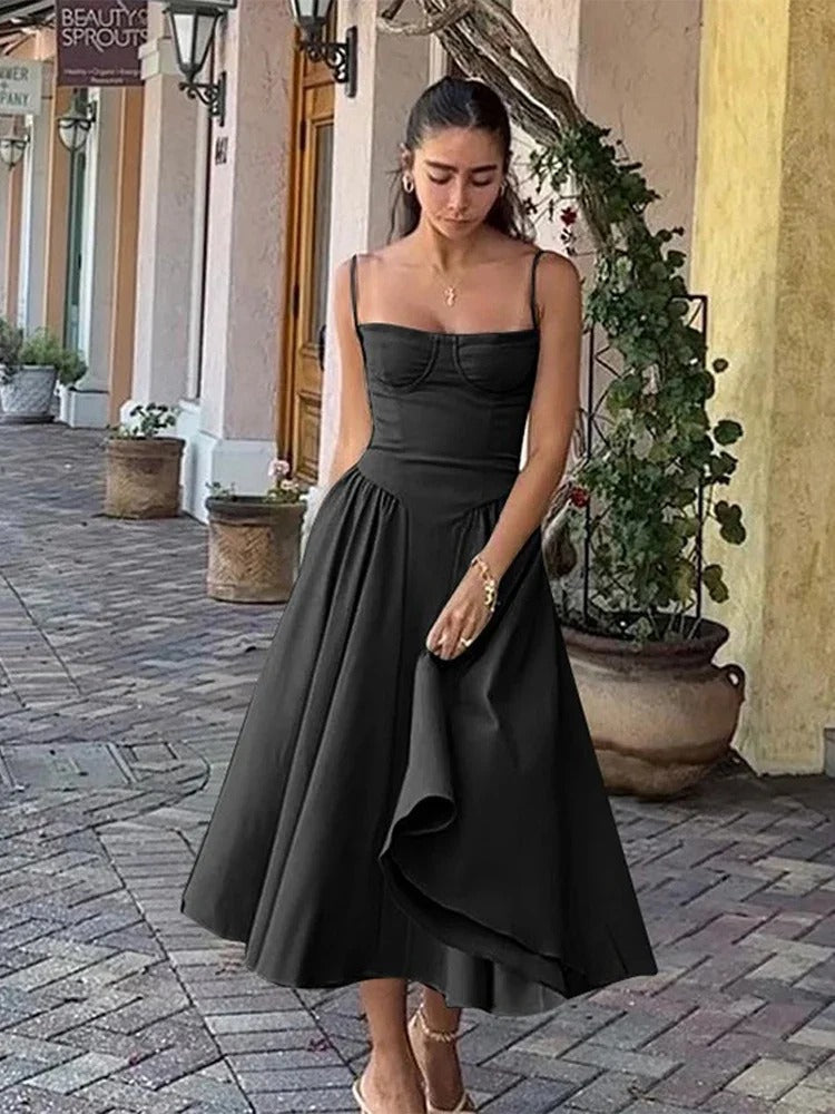 GR | Elegantes ärmelloses Kleid