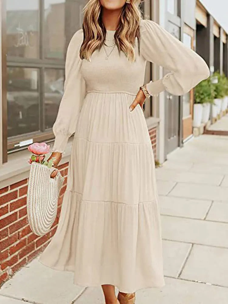 GR | Midi-Kleid mit Langen Ärmeln und Dinnerjackets