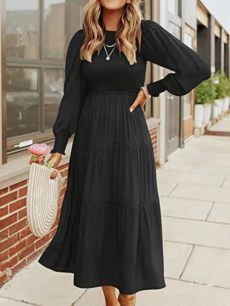 GR | Midi-Kleid mit Langen Ärmeln und Dinnerjackets