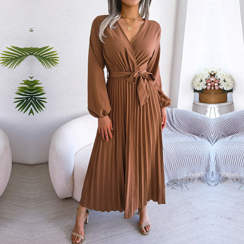 GR | Casual pleated skirt dress