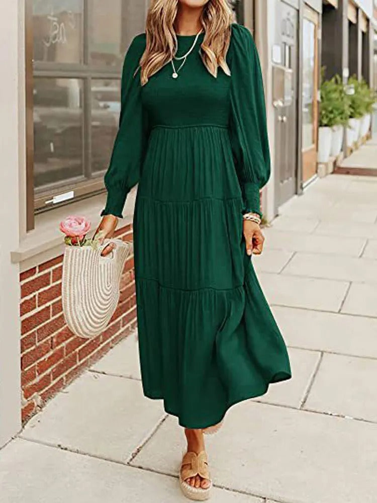 GR | Midi-Kleid mit Langen Ärmeln und Dinnerjackets