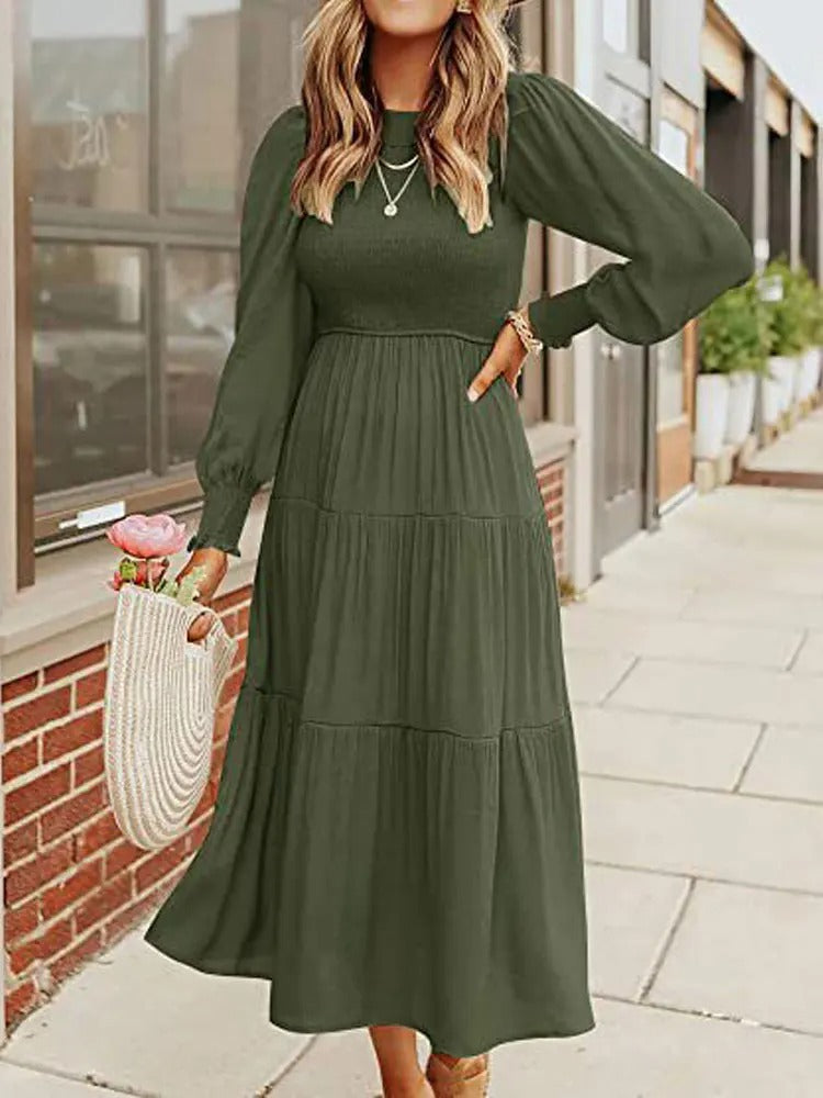 GR | Midi-Kleid mit Langen Ärmeln und Dinnerjackets