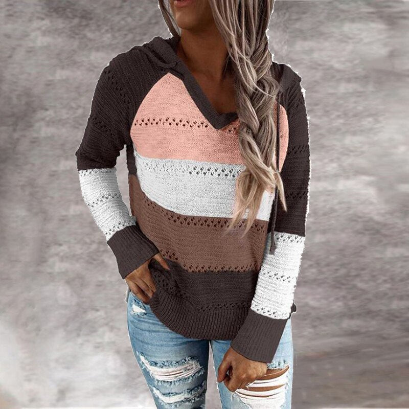 GR | Brightly striped knit vests in Ibiza boho style for women - Trendy and comfortable