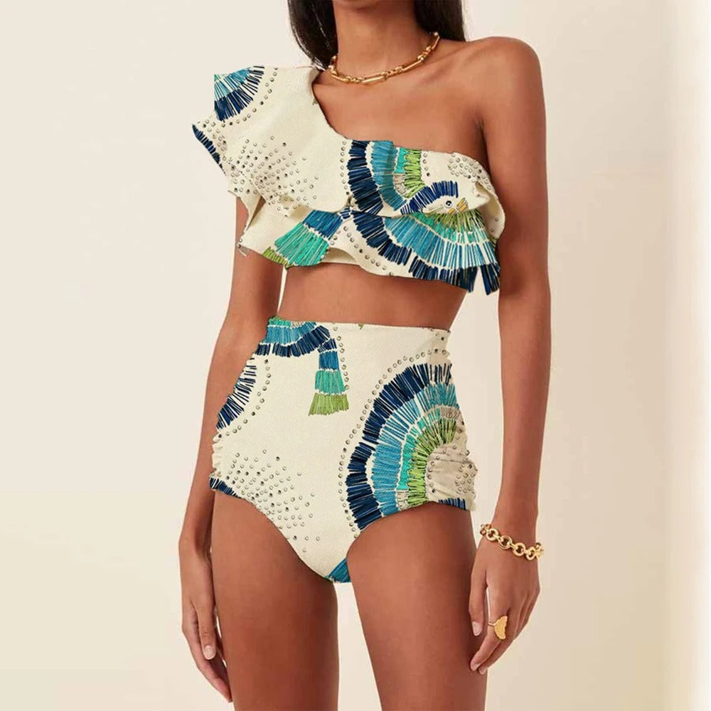 GR | Ruffled Bikini for Women - Trendy & Eye-catching