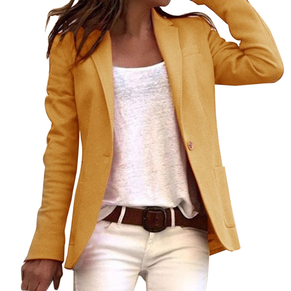 GR lapel button, slim fit, long-sleeved blazer
