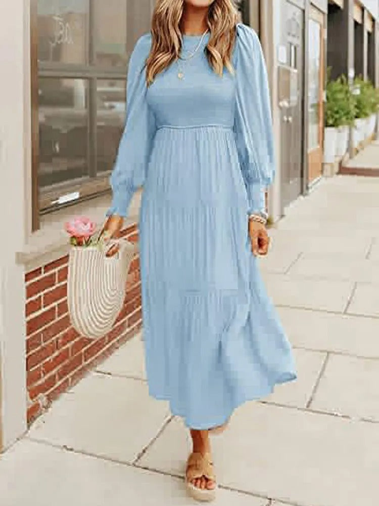 GR | Midi-Kleid mit Langen Ärmeln und Dinnerjackets