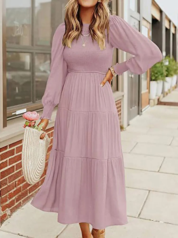 GR | Midi-Kleid mit Langen Ärmeln und Dinnerjackets