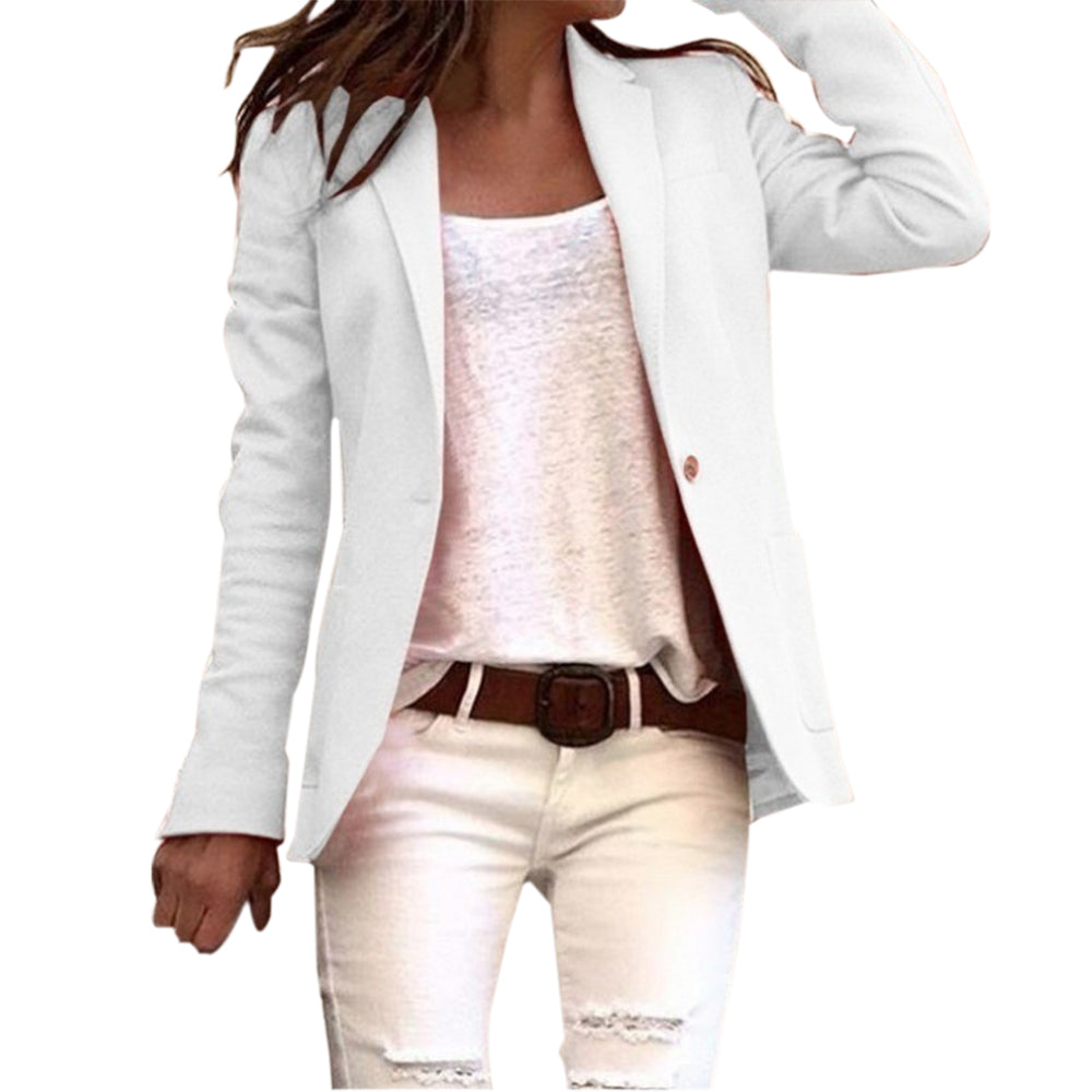 GR lapel button, slim fit, long-sleeved blazer
