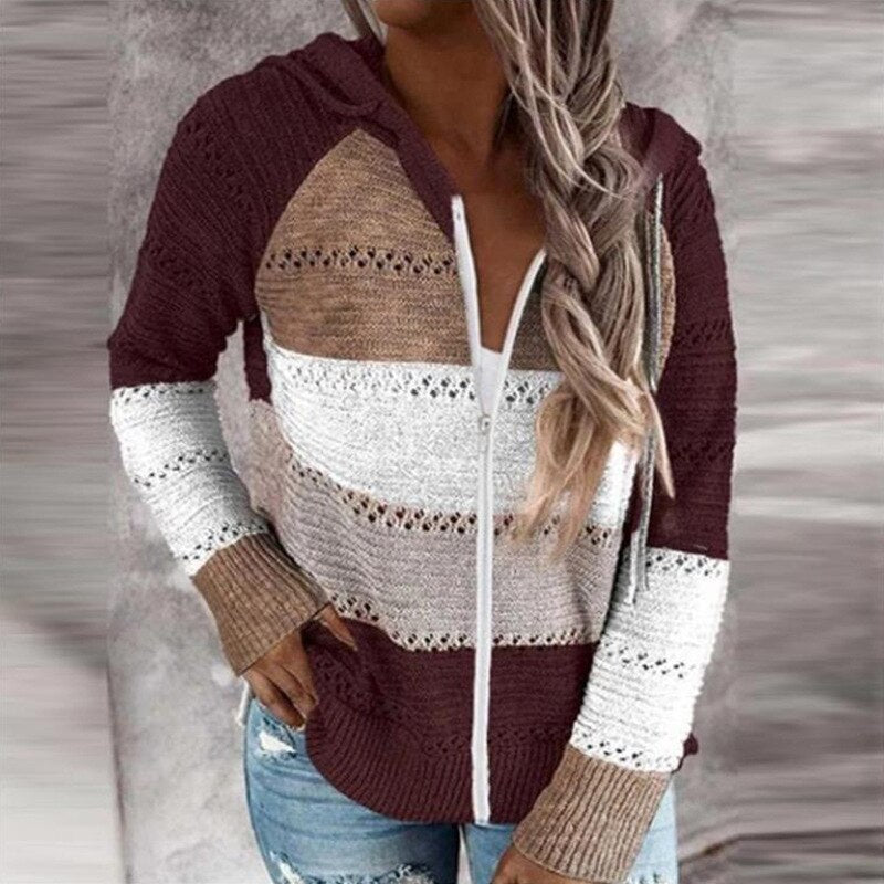 GR | Brightly striped knit vests in Ibiza boho style for women - Trendy and comfortable