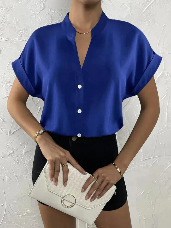 GR | Elegant V-neck Top for Women