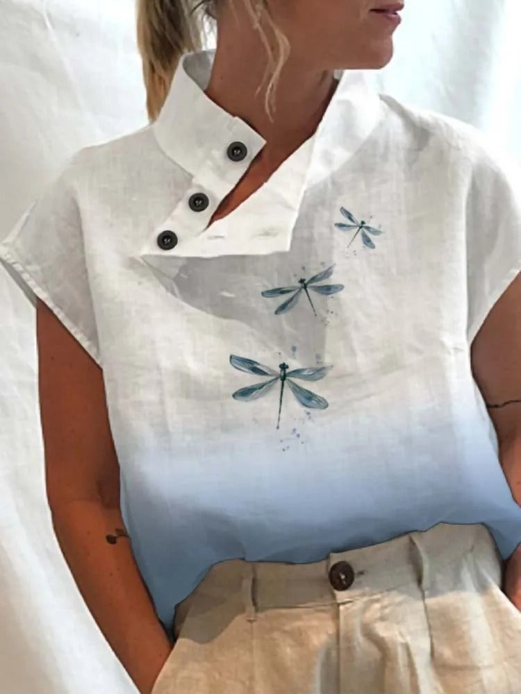 GR | Floral Print Top