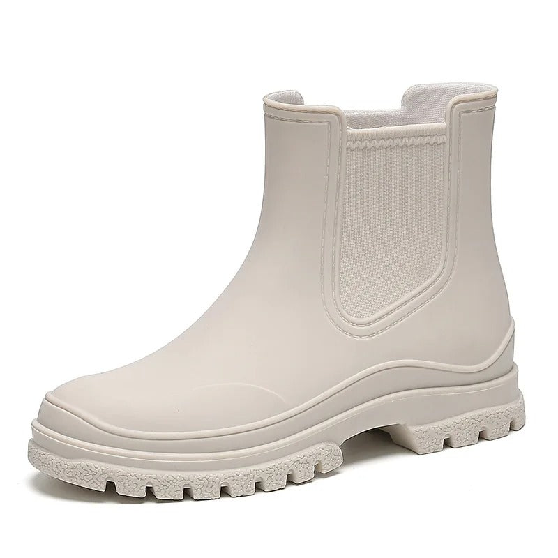 GR | Luxurious Mid-Height Waterproof Rain Boots for Women