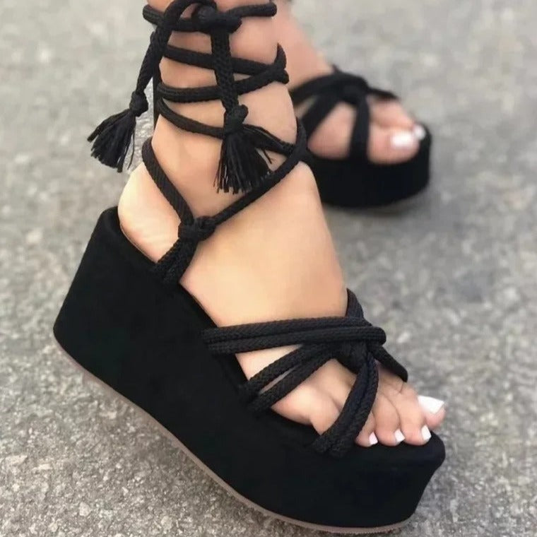 GR | Stylish wedge sandals