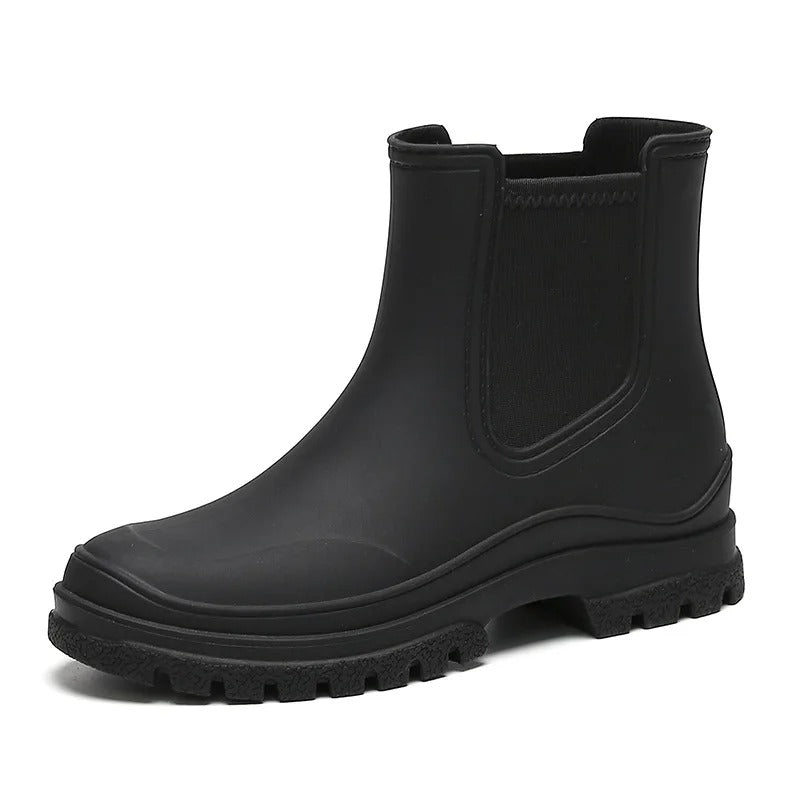 GR | Luxurious Mid-Height Waterproof Rain Boots for Women