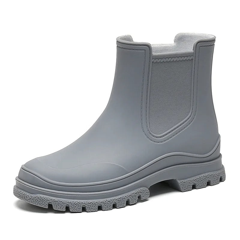 GR | Luxurious Mid-Height Waterproof Rain Boots for Women