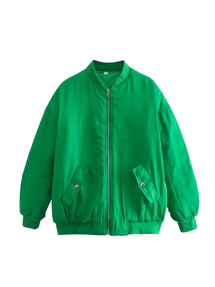 GR | Oversized bomber jacket for women