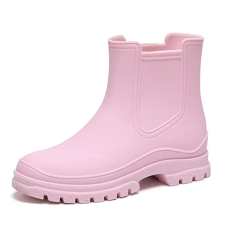 GR | Luxurious Mid-Height Waterproof Rain Boots for Women