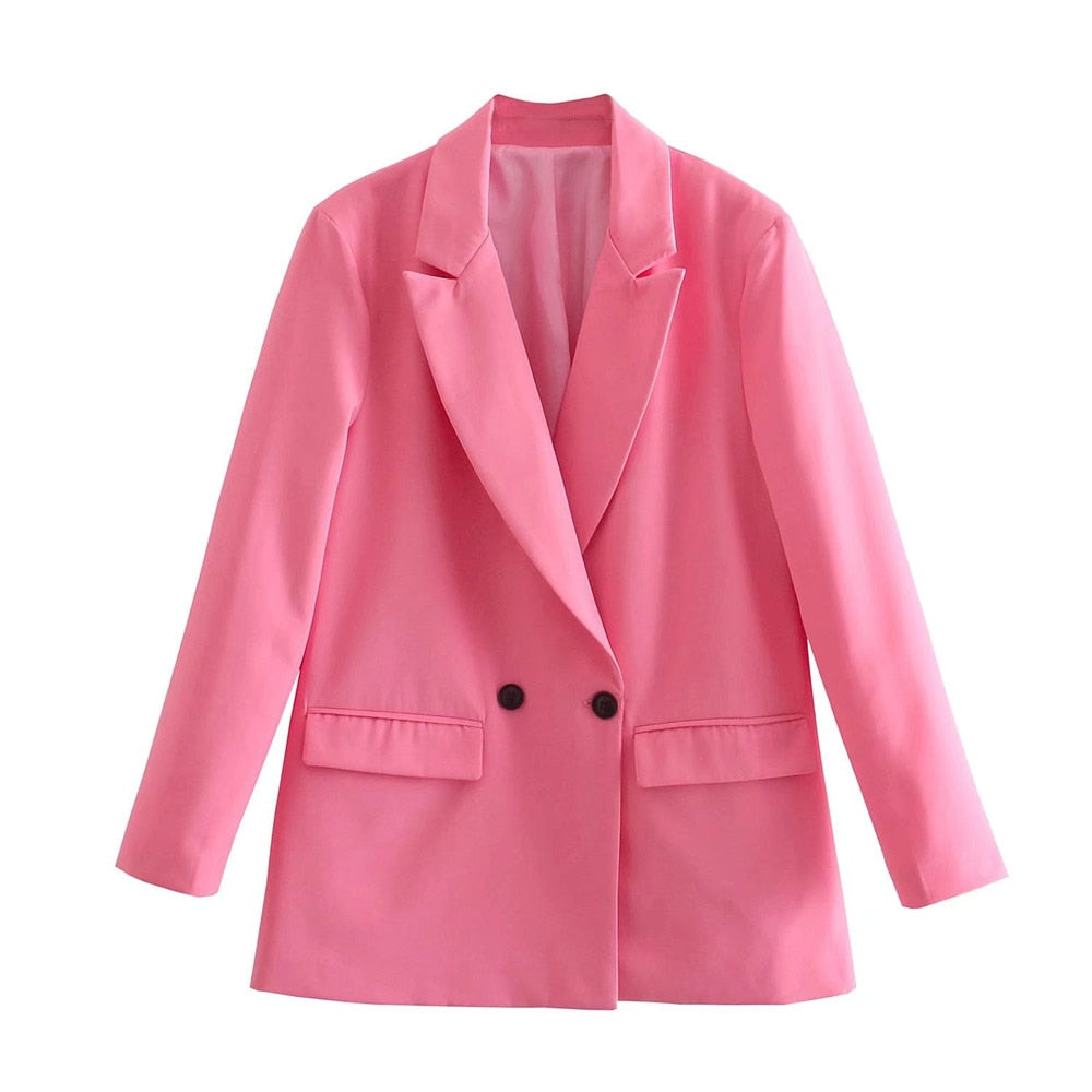 GR | Comfortable, trendy long blazer for autumn