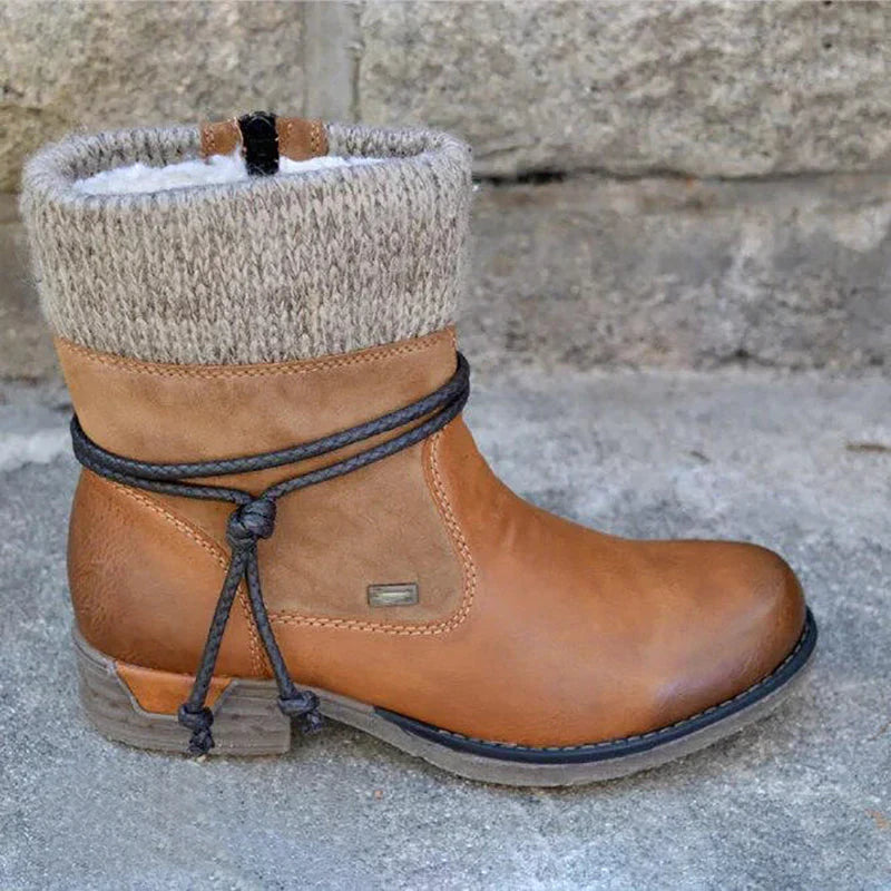 GR – Leather autumn ankle boots