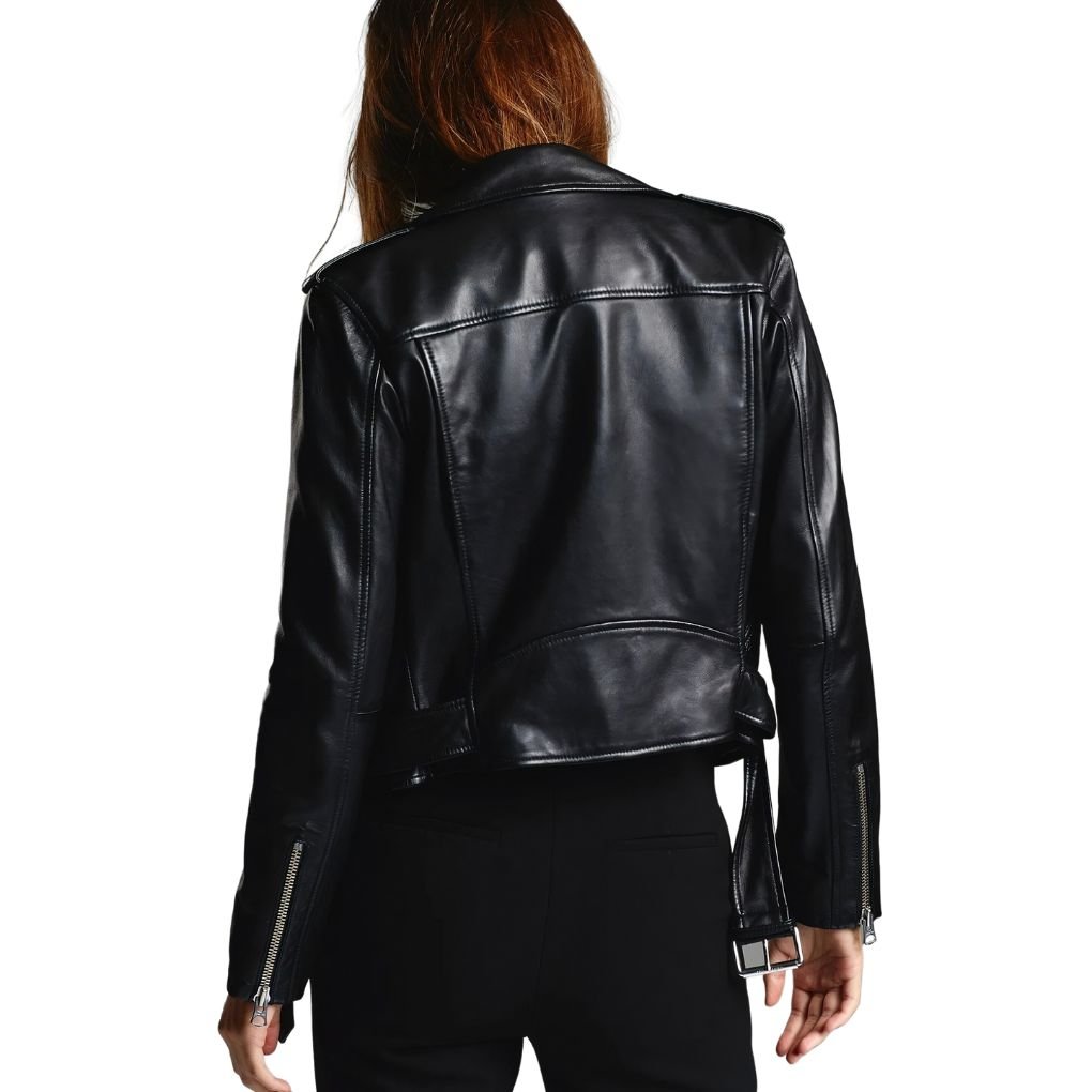 GR | Elegant Premium leather jacket: Modern Woman 2024