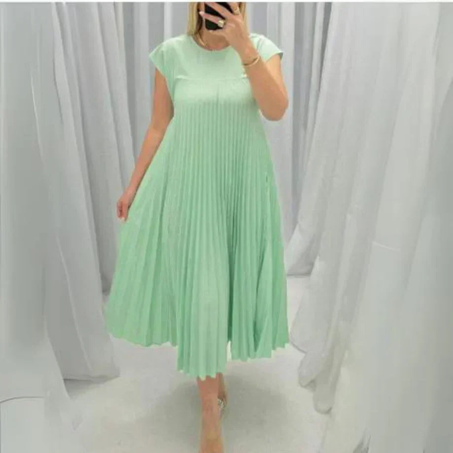 GR | Leichtes Und Frisches Plisseekleid