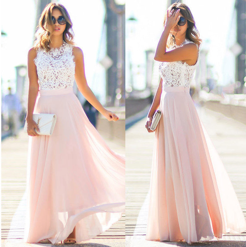 GR | Elegant women's dress with lace