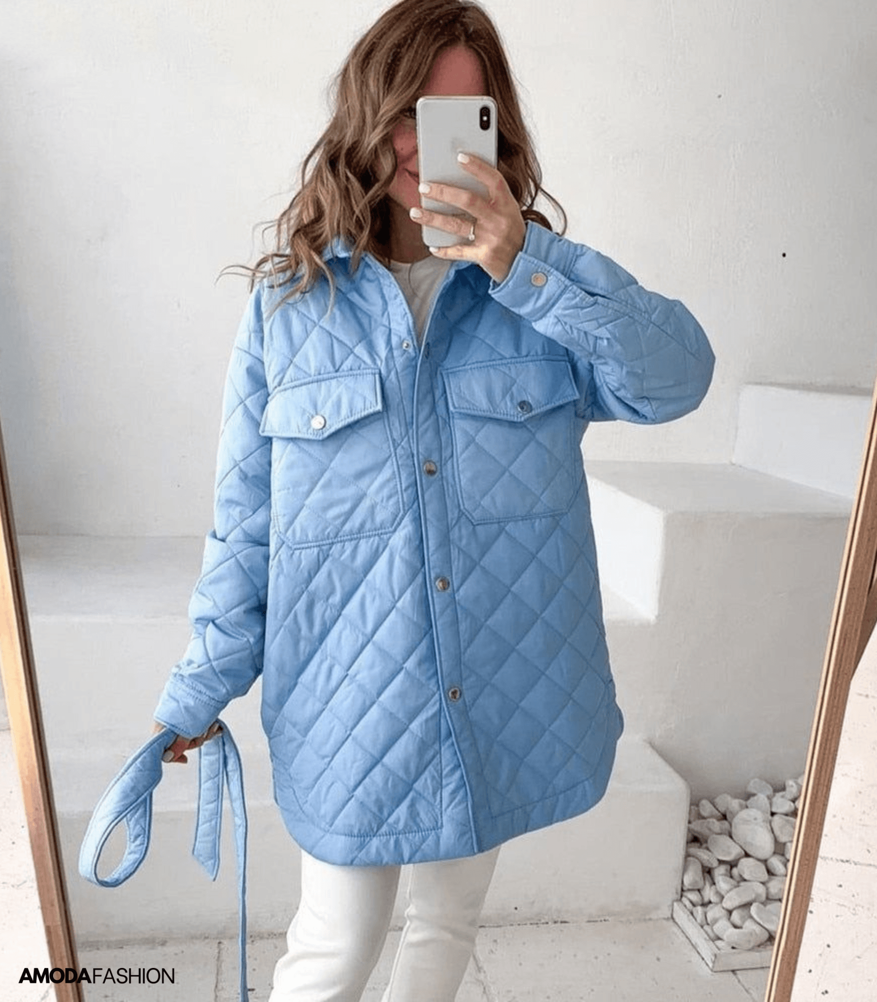 Padded, loose-fitting jacket in plus sizes