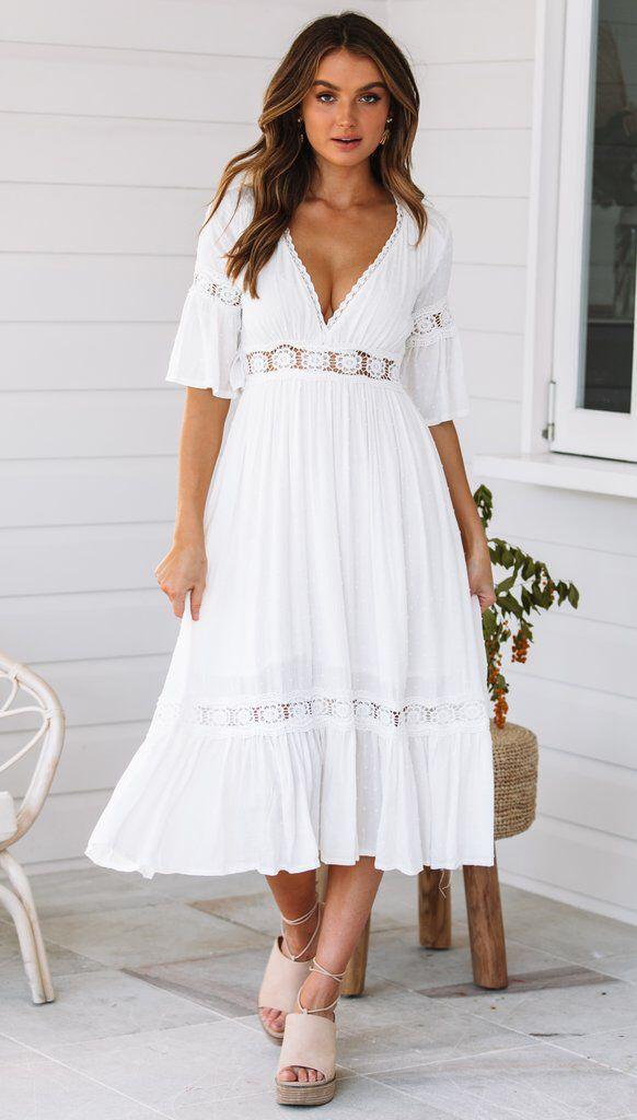 GR | Boho-Midi-Kleid