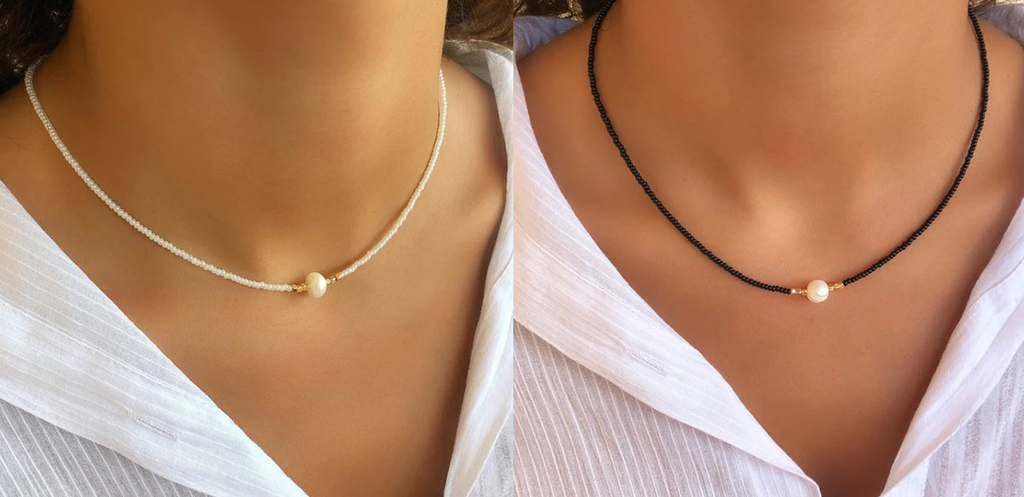 GR | Necklace with Natural Pearls