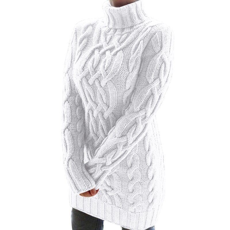 GR  - Halte dich kuschelig warm mit diesem stylischen Strickkleid