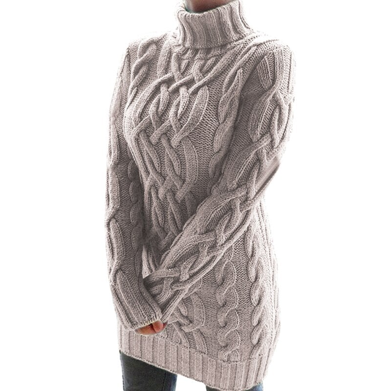 GR  - Halte dich kuschelig warm mit diesem stylischen Strickkleid