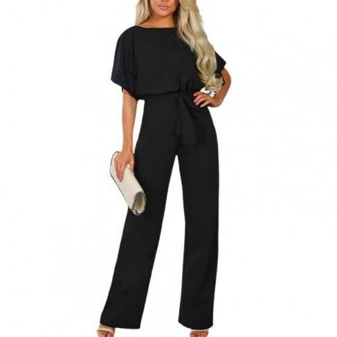 GR Jumpsuit with round neck