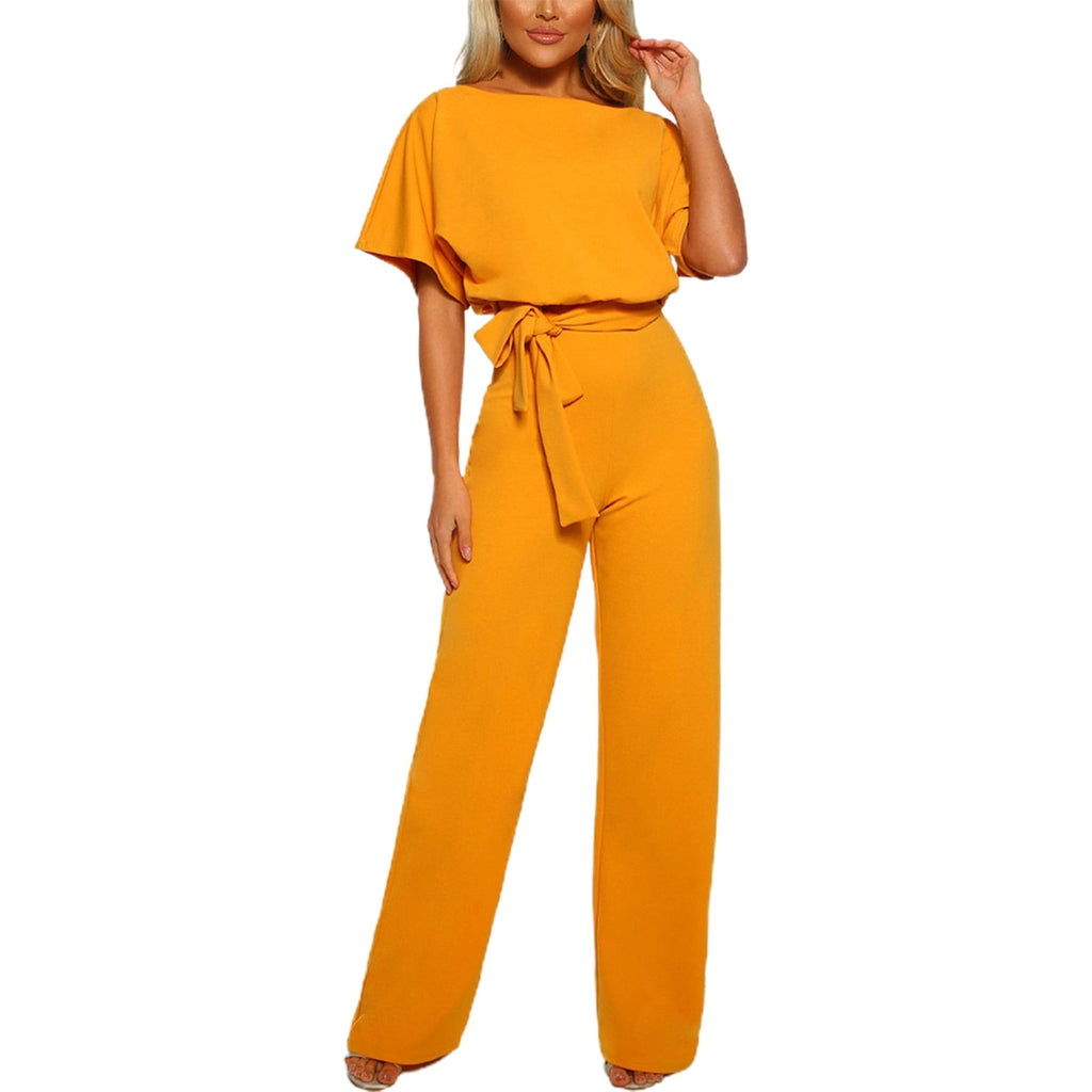 GR Jumpsuit with round neck